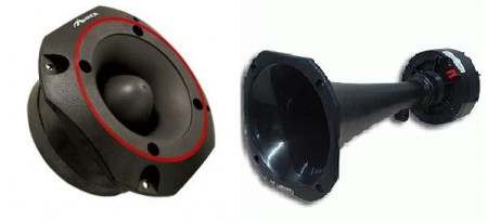 Corneta e Super Tweeter